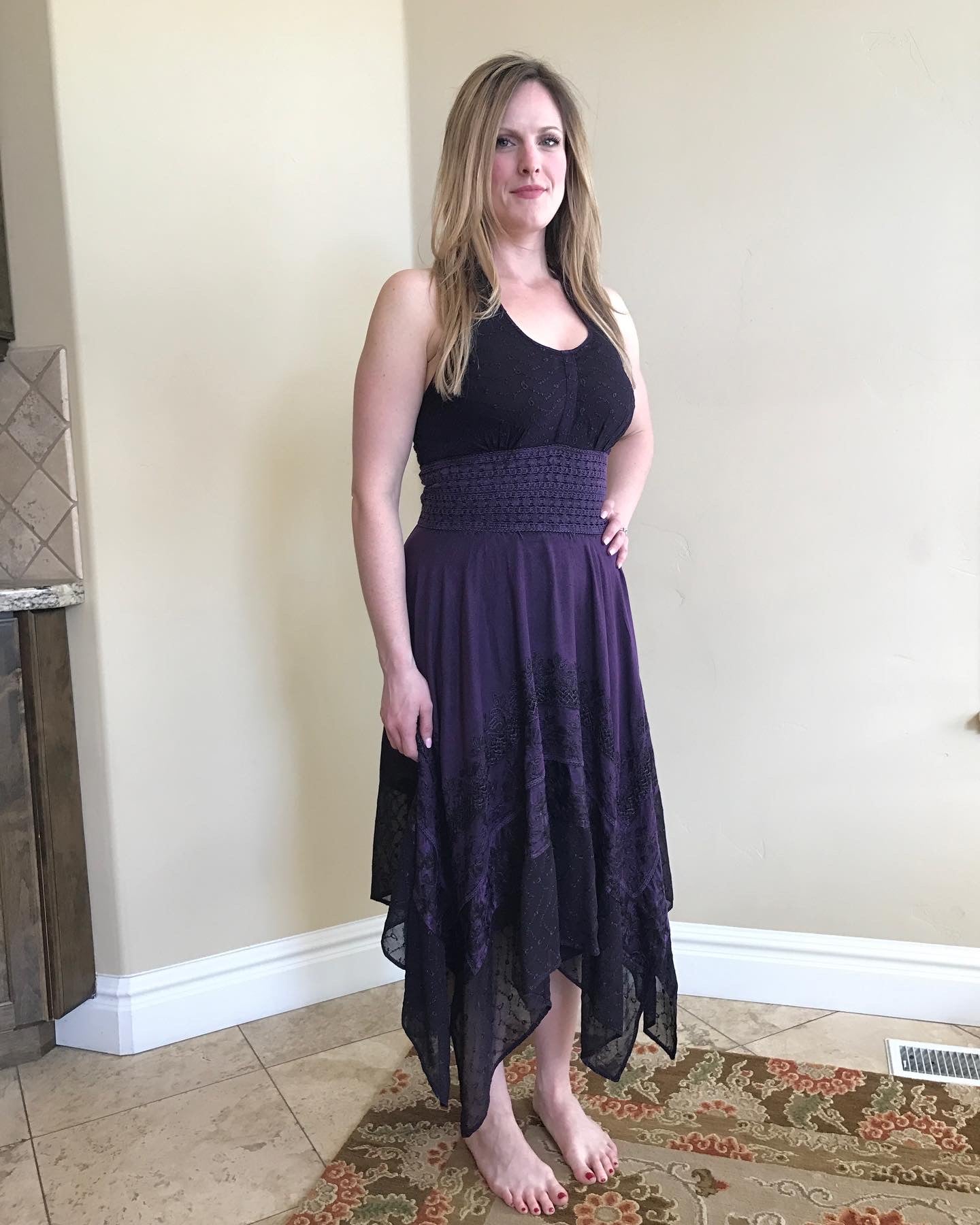 Lace Halter Boho Fairy Dress
